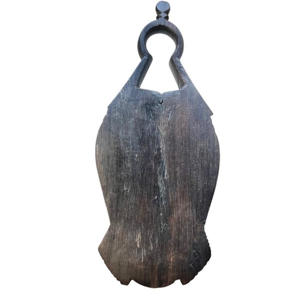 African Tribal IronWood Mask Wall Hanging Decor 13" Repaired - Picture 7 of 8